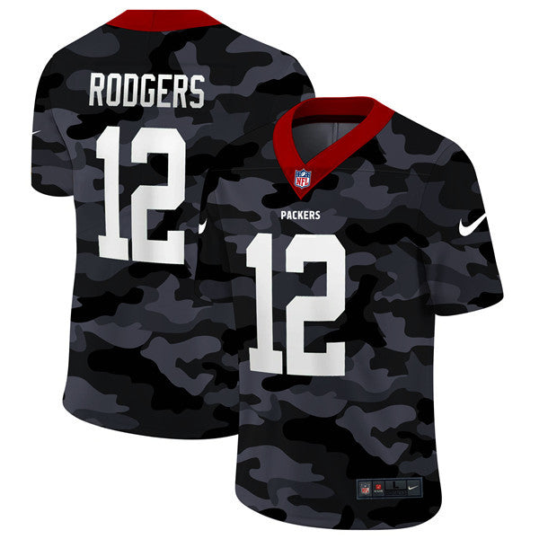 Aaron Rodgers Green Bay Packers camo Limited jersey