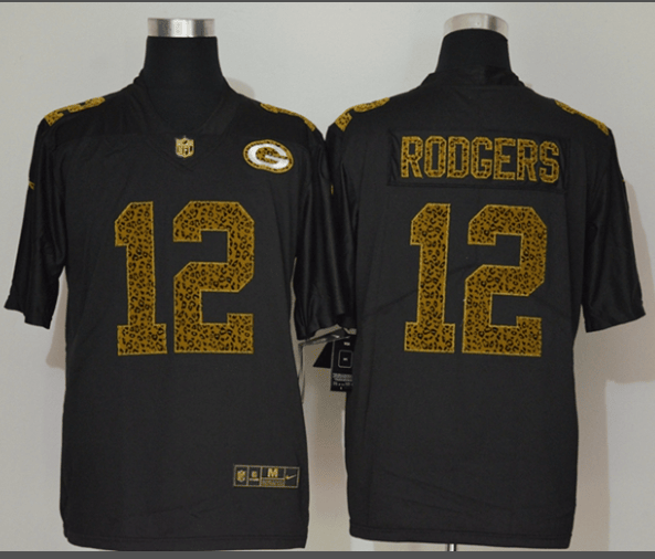 Aaron Rodgers Green Bay Packers black Vapor jersey