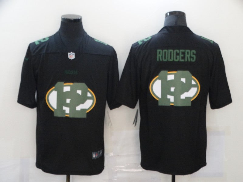 Aaron Rodgers Green Bay Packers black Vapor jersey