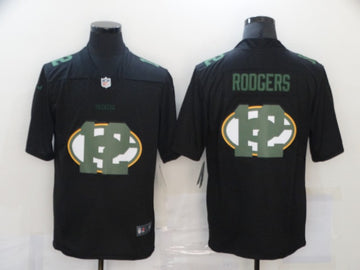 Aaron Rodgers Green Bay Packers black Vapor jersey