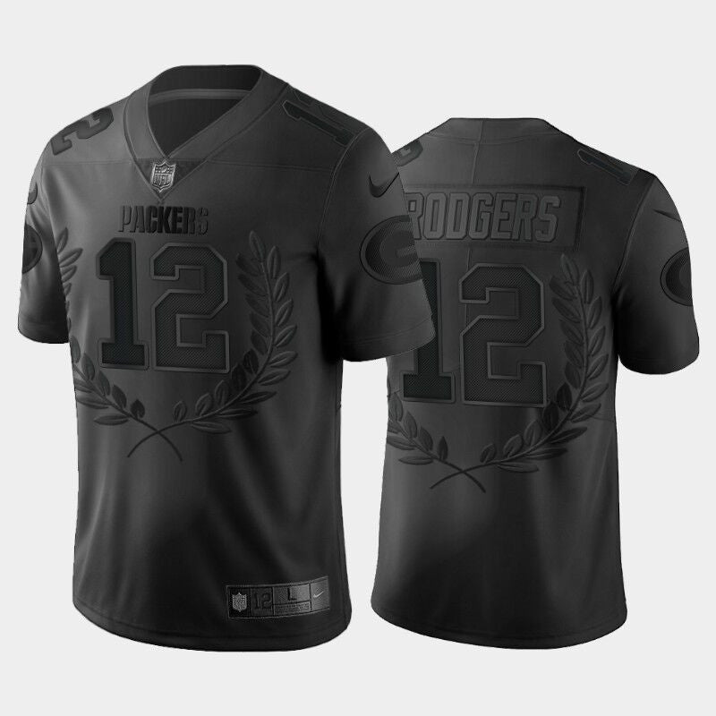 Aaron Rodgers Green Bay Packers black Limited jersey