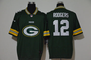 Aaron Rodgers Green Bay Packers green Vapor jersey