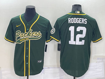 Aaron Rodgers Green Bay Packers green jersey