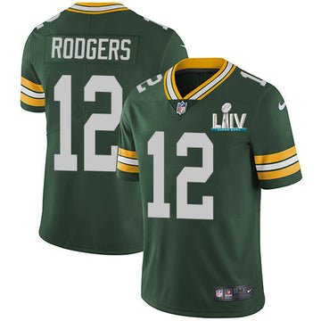 Aaron Rodgers Green Bay Packers green Vapor jersey