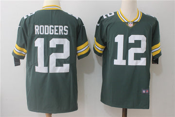 Aaron Rodgers Green Bay Packers green Vapor jersey