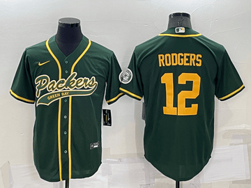 Aaron Rodgers Green Bay Packers green jersey