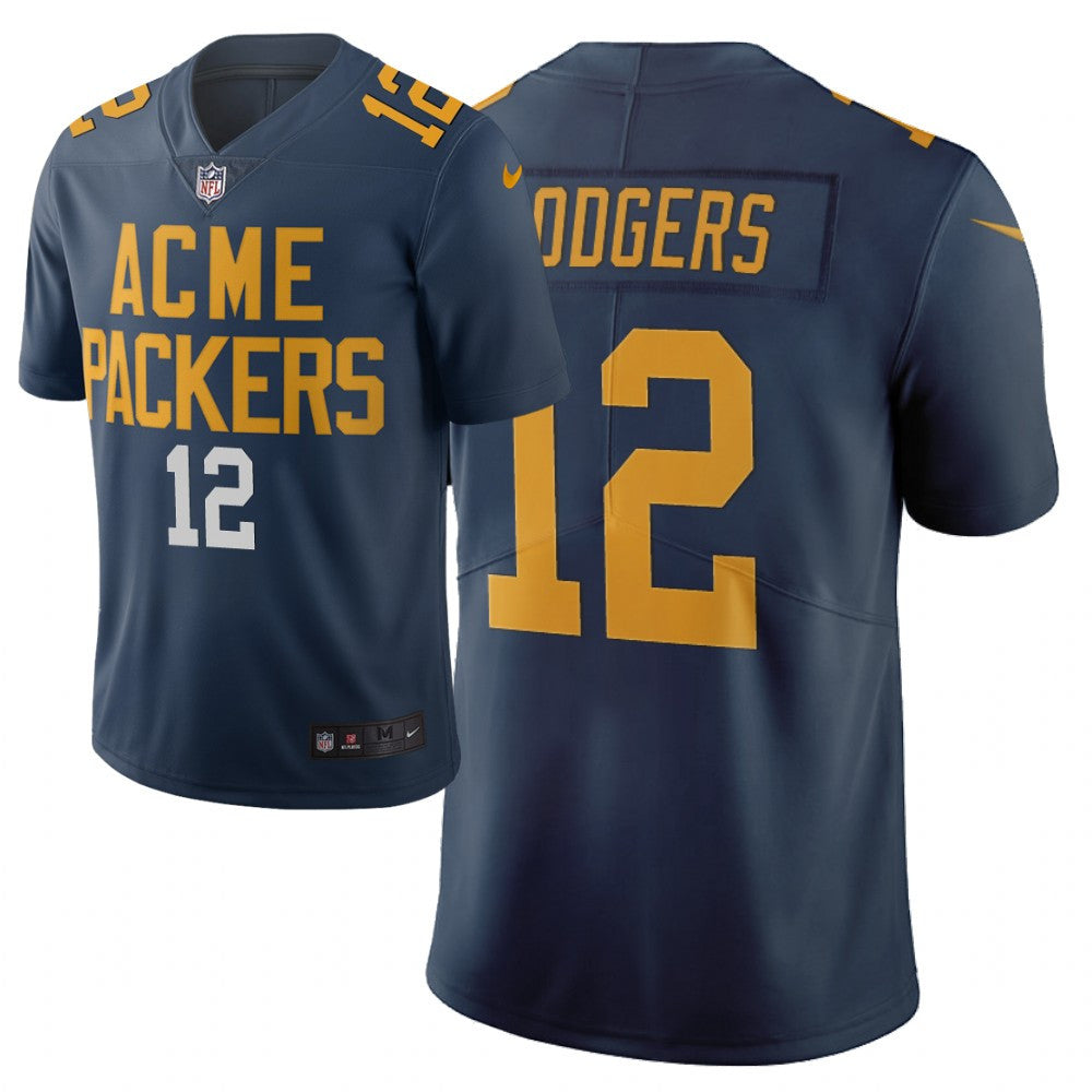 Aaron Rodgers Green Bay Packers navy Limited jersey