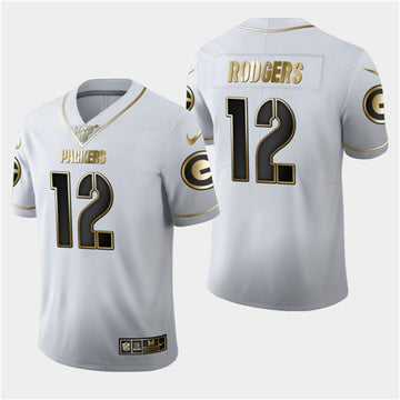 Aaron Rodgers Green Bay Packers white Limited jersey