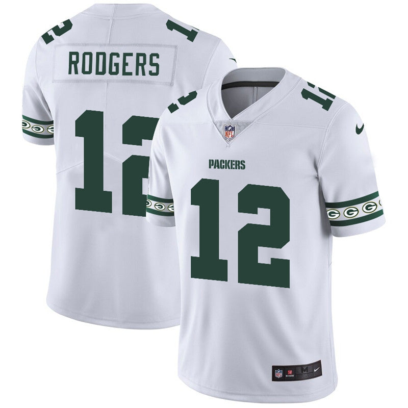 Aaron Rodgers Green Bay Packers white jersey