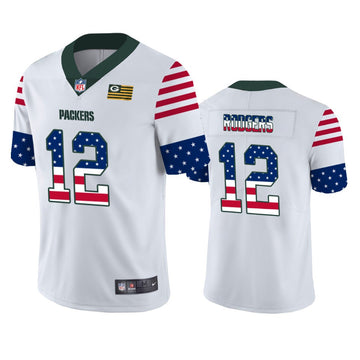 Aaron Rodgers Green Bay Packers white Limited jersey