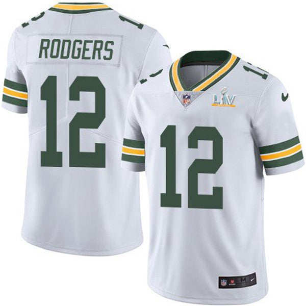 Aaron Rodgers Green Bay Packers white jersey