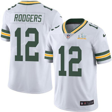 Aaron Rodgers Green Bay Packers white jersey