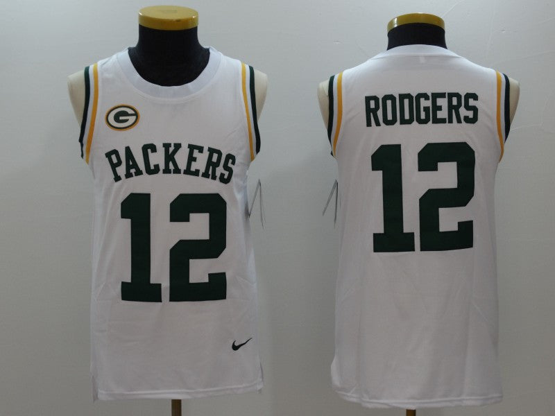 Aaron Rodgers Green Bay Packers white Limited jersey