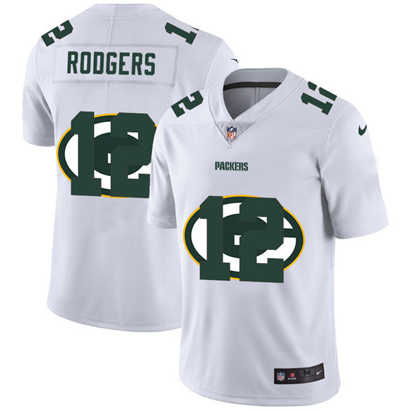 Aaron Rodgers Green Bay Packers white jersey
