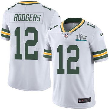 Aaron Rodgers Green Bay Packers white Vapor jersey
