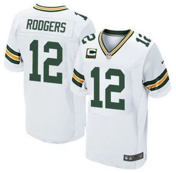 Aaron Rodgers Green Bay Packers white jersey