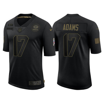 Davante Adams Green Bay Packers black Salute To Service jersey