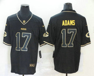 Davante Adams Green Bay Packers black jersey