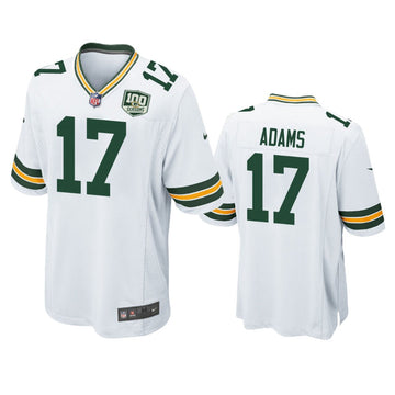 Davante Adams Green Bay Packers white Game jersey