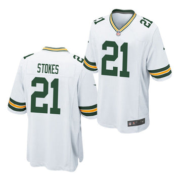 Eric Stokes Green Bay Packers white jersey