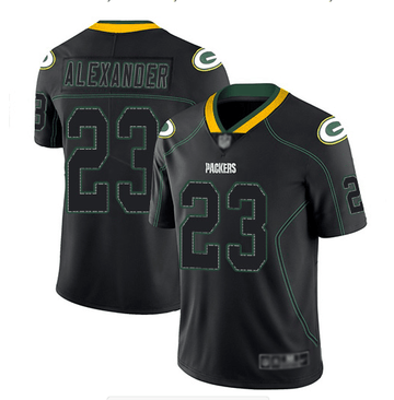 Jaire Alexander Green Bay Packers black Color Rush jersey