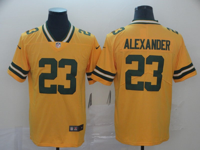 Jaire Alexander Green Bay Packers gold Inverted Legend jersey