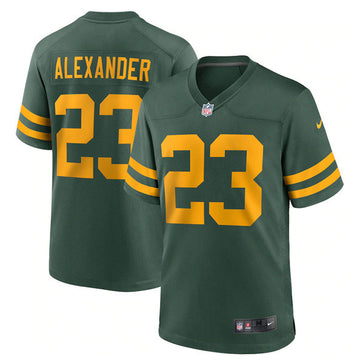 Jaire Alexander Green Bay Packers green jersey