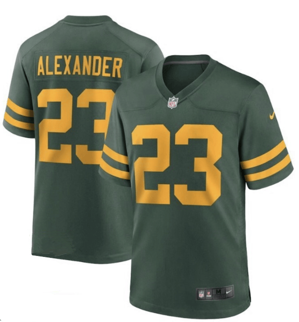 Jaire Alexander Green Bay Packers green Vapor jersey