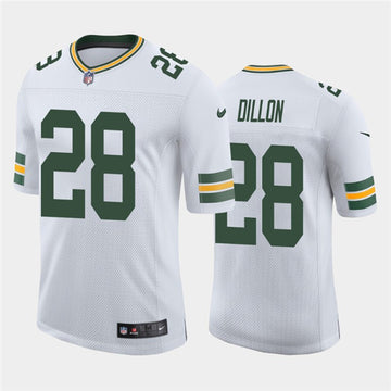 A.J. Dillon Green Bay Packers white Limited jersey