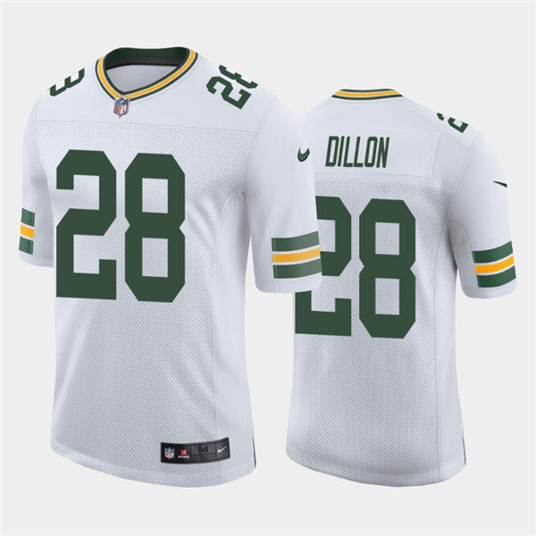 A.J. Dillon Green Bay Packers white Limited jersey