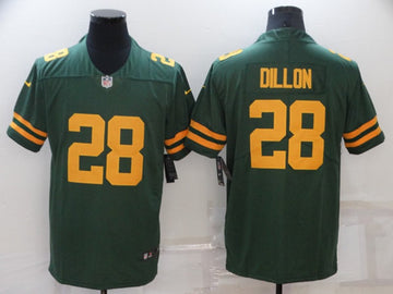 A.J. Dillon Green Bay Packers green Legend jersey