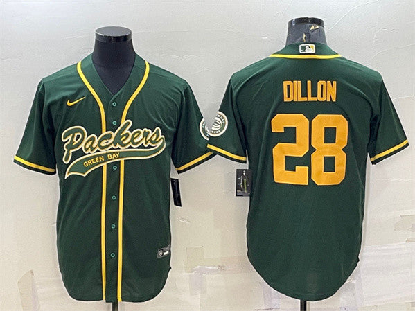 A.J. Dillon Green Bay Packers green jersey