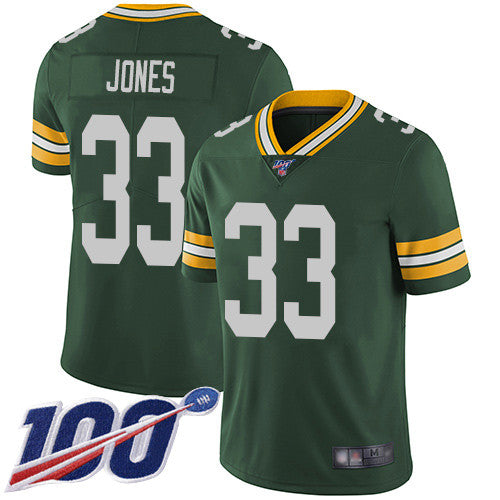 Aaron Jones Green Bay Packers green Vapor jersey