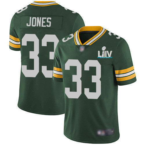 Aaron Jones Green Bay Packers green Vapor jersey