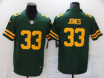Aaron Jones Green Bay Packers green Vapor jersey
