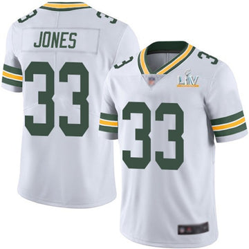Aaron Jones Green Bay Packers white jersey