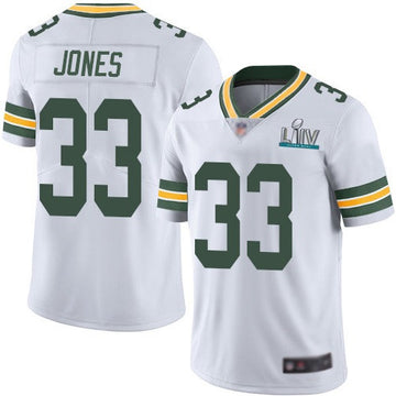 Aaron Jones Green Bay Packers white Vapor jersey