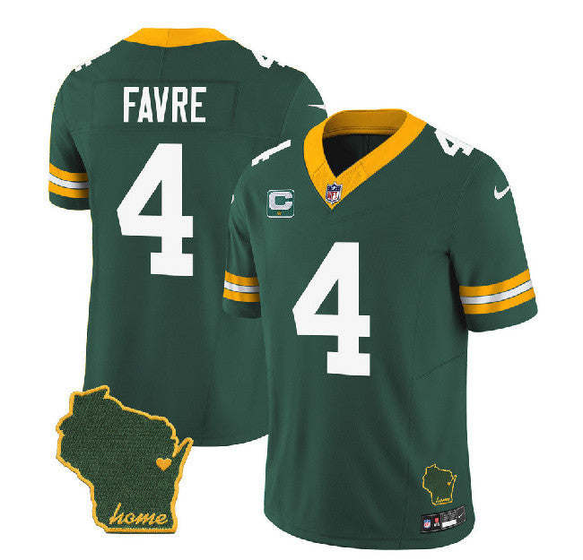 Brett Favre Green Bay Packers green Vapor jersey