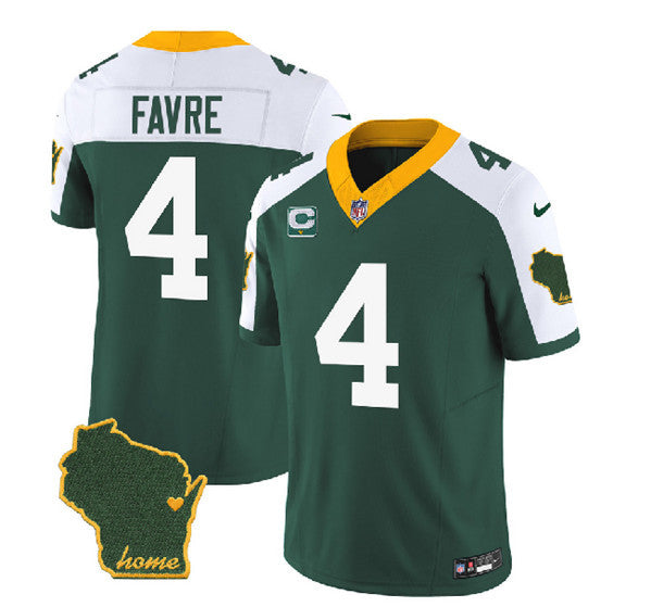 Brett Favre Green Bay Packers green Vapor jersey