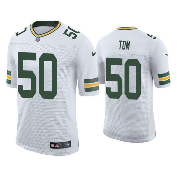 Zach Tom Green Bay Packers white jersey