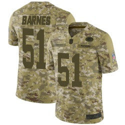 Krys Barnes Green Bay Packers camo Salute To Service jersey