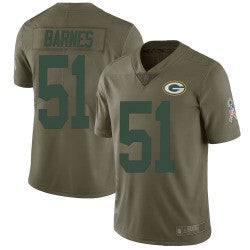 Krys Barnes Green Bay Packers green Salute To Service jersey