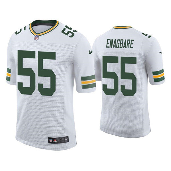 Kingsley Enagbare Green Bay Packers white jersey