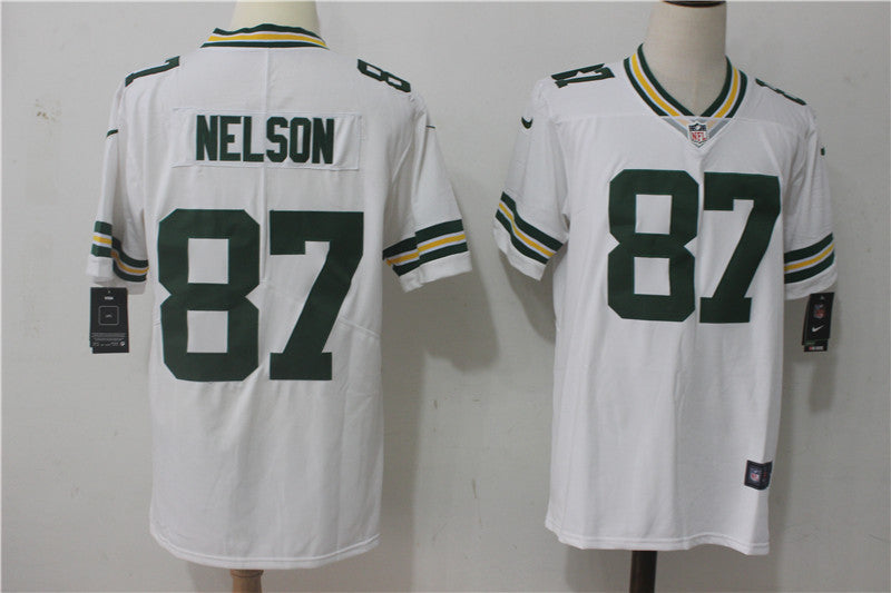 Jordy Nelson Green Bay Packers white Vapor jersey