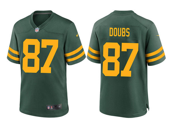 Romeo Doubs Green Bay Packers green Game jersey