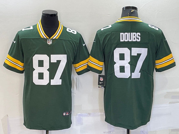 Romeo Doubs Green Bay Packers green Vapor jersey