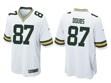 Romeo Doubs Green Bay Packers white Game jersey