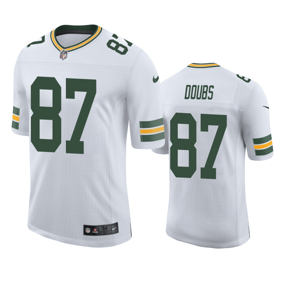 Romeo Doubs Green Bay Packers white Vapor jersey