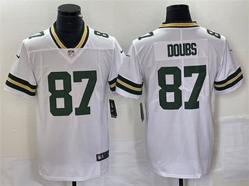 Romeo Doubs Green Bay Packers white Vapor jersey