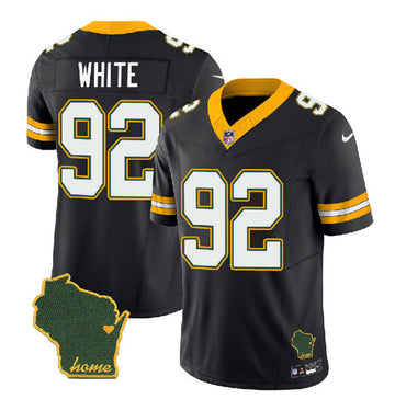 Reggie White Green Bay Packers black Vapor jersey